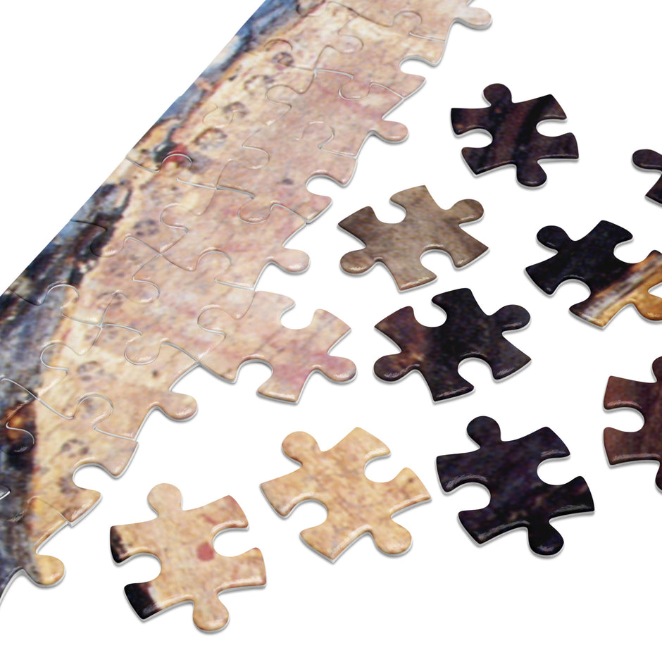 Christ Pantocrator from Saint Catherine’s Monastery Puzzle in Tin pieces scattered