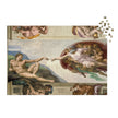Creatio Adae (The Creation of Adam) Puzzle in Tin featuring Michelangelo's iconic fresco artwork from the Sistine Chapel.