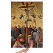 Crucifixion of Christ by Fra Angelico Puzzle in Tin depicting the emotional scene of Christ's Crucifixion and mourning figures.
