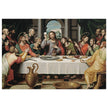 The Last Supper by Joan de Joanes Puzzle in Tin, vibrant artwork with glossy finish, available in various sizes.